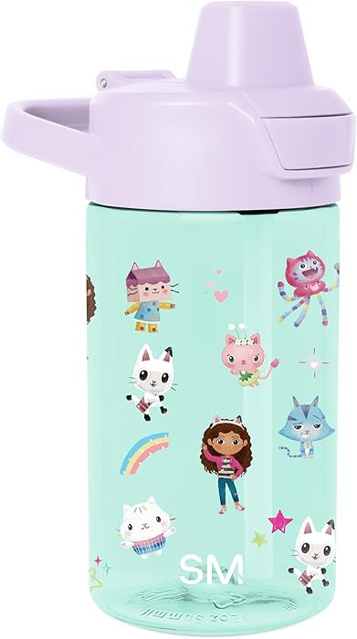 Simple Modern Gabby's Dollhouse Kids Tritan Plastic Summit Water Bottle | 12 oz BPA-Free Cup with... | Amazon (US)