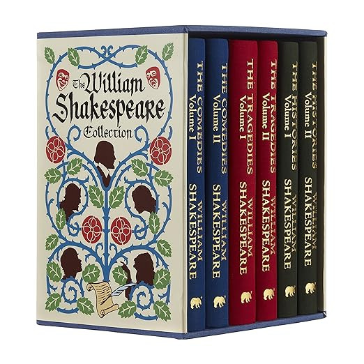 The William Shakespeare Collection: Deluxe 6-Book Hardcover Boxed Set (Arcturus Collector's Class... | Amazon (US)