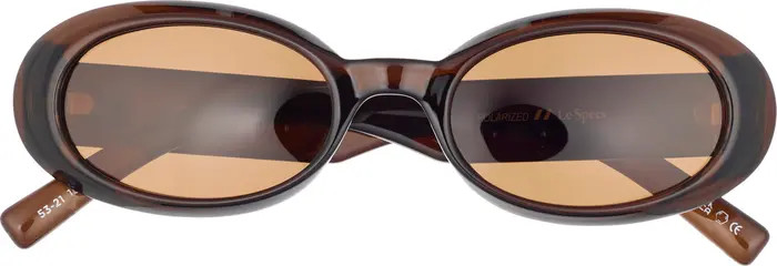 Le Specs Work It 53mm Polarized Oval Sunglasses | Nordstrom | Nordstrom