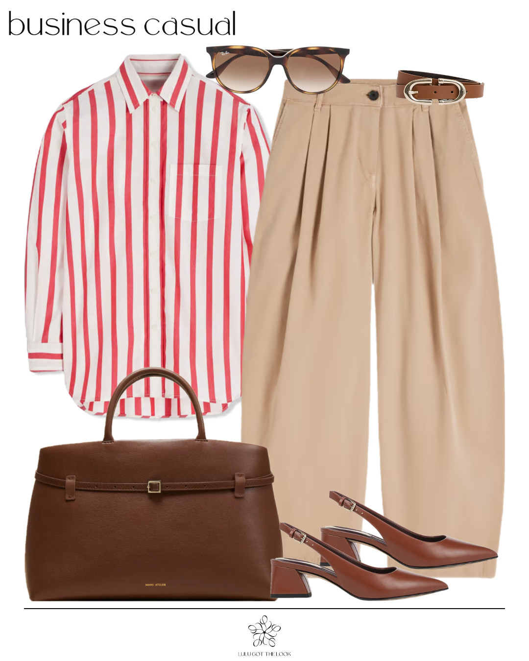 Business casual: Boden striped shirt - 4 looks - look 4 

 #LTKootd #LTKSeasonal #LTKU
