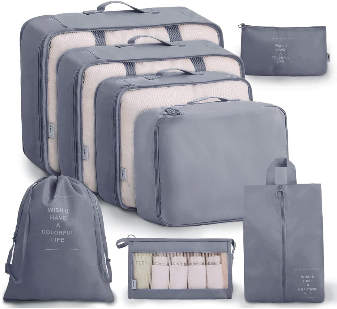OEE Luggage Packing Organizers Packing Cubes Set for Travel | Amazon (US)