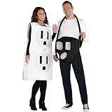 Party City Power Couple Halloween Costume for Adults, Standard Size, Includes Socket Tunic and Pl... | Amazon (US)