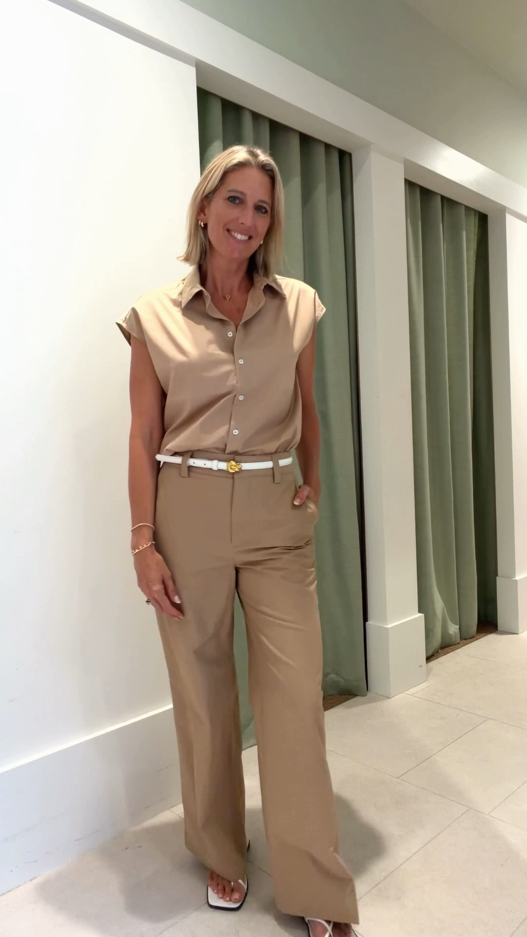 Looove these neutrals for Autumn 🍂 Style the look with sandals, loafers or heels. Wear items together or as separates! 

I’m in 10 in top & pant, and S in belt.



#LTKSeasonal #LTKWorkwear #LTKootd