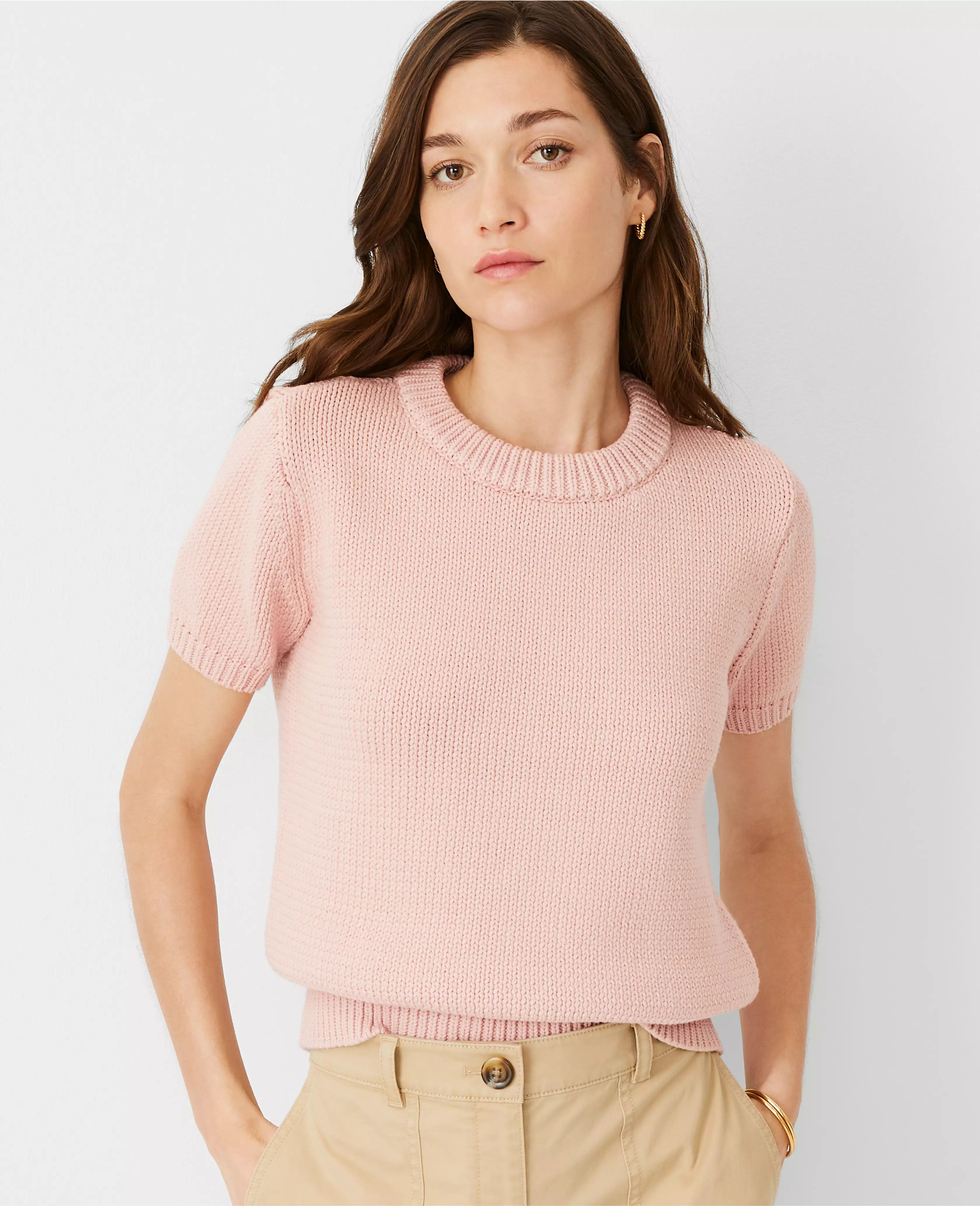 AT Weekend Chunky Wedge Sweater Tee | Ann Taylor (US)