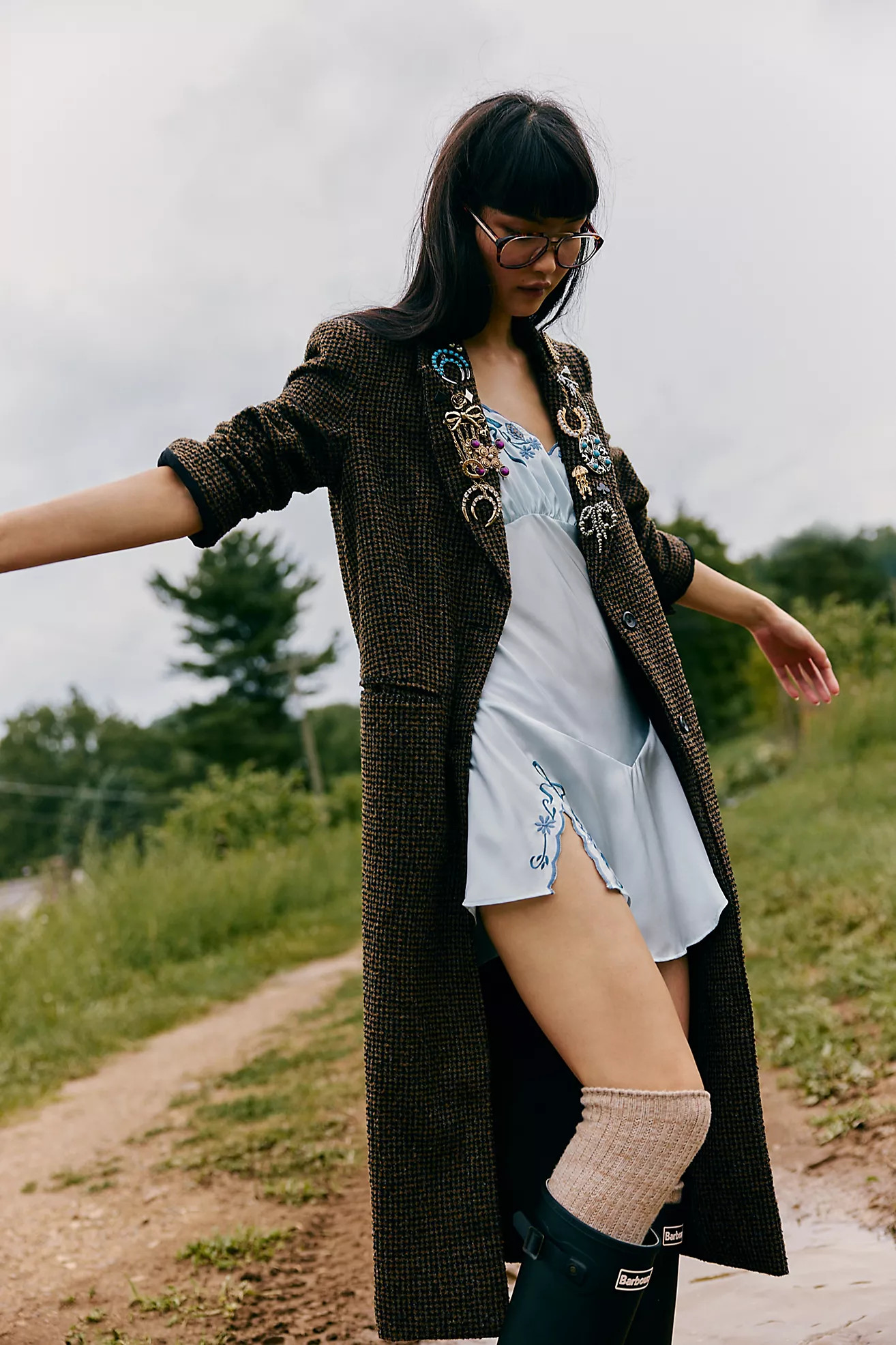 Hailey Tweed Duster | Free People (UK)