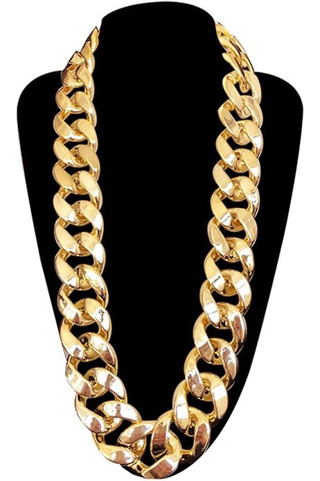 Big Chunky Plastic Hip Hop Chain Necklace,26",32",36",40" | Amazon (US)