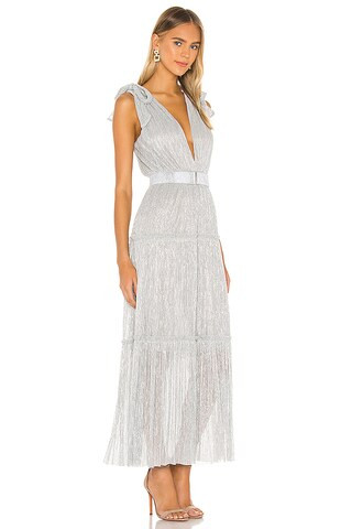 Helena Dress in Silver | Revolve Clothing (Global)