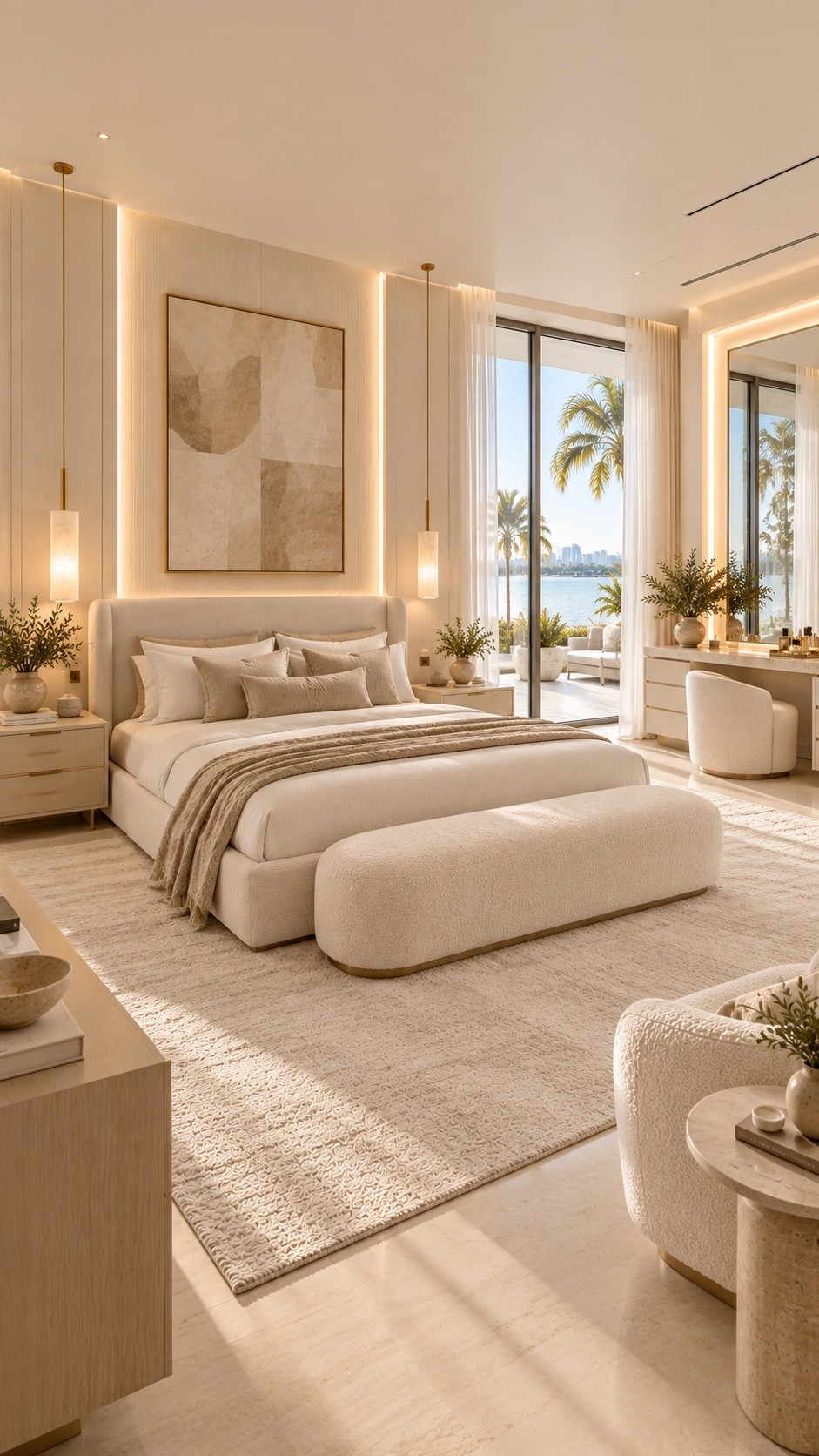 Shop This Room ✨ Shop the full look through my LTK — bed, bench, nightstands, lighting, rug and similar décor are linked below. This serene luxury bedroom blends creamy neutrals, soft upholstered textures, warm wood and natural light for an elevated organic modern look. Save for neutral bedroom, modern luxury home and cozy bedroom inspiration.

#LuxuryBedroom #BedroomIdeas #BedroomInspo #BedroomDesign #BedroomDecor #ModernBedroom #NeutralBedroom #OrganicModern #WarmMinimalism #QuietLuxury #LuxuryInteriors #LuxuryHome #ModernLuxury #InteriorDesign #InteriorInspo #HomeInspo #HomeDecor #DreamBedroom #NeutralInteriors #CozyBedroom #ModernHome #DesignerInspired #InteriorTrends2026 #LTKHome #LTKFinds #ShopLTK #LTKStyleTip