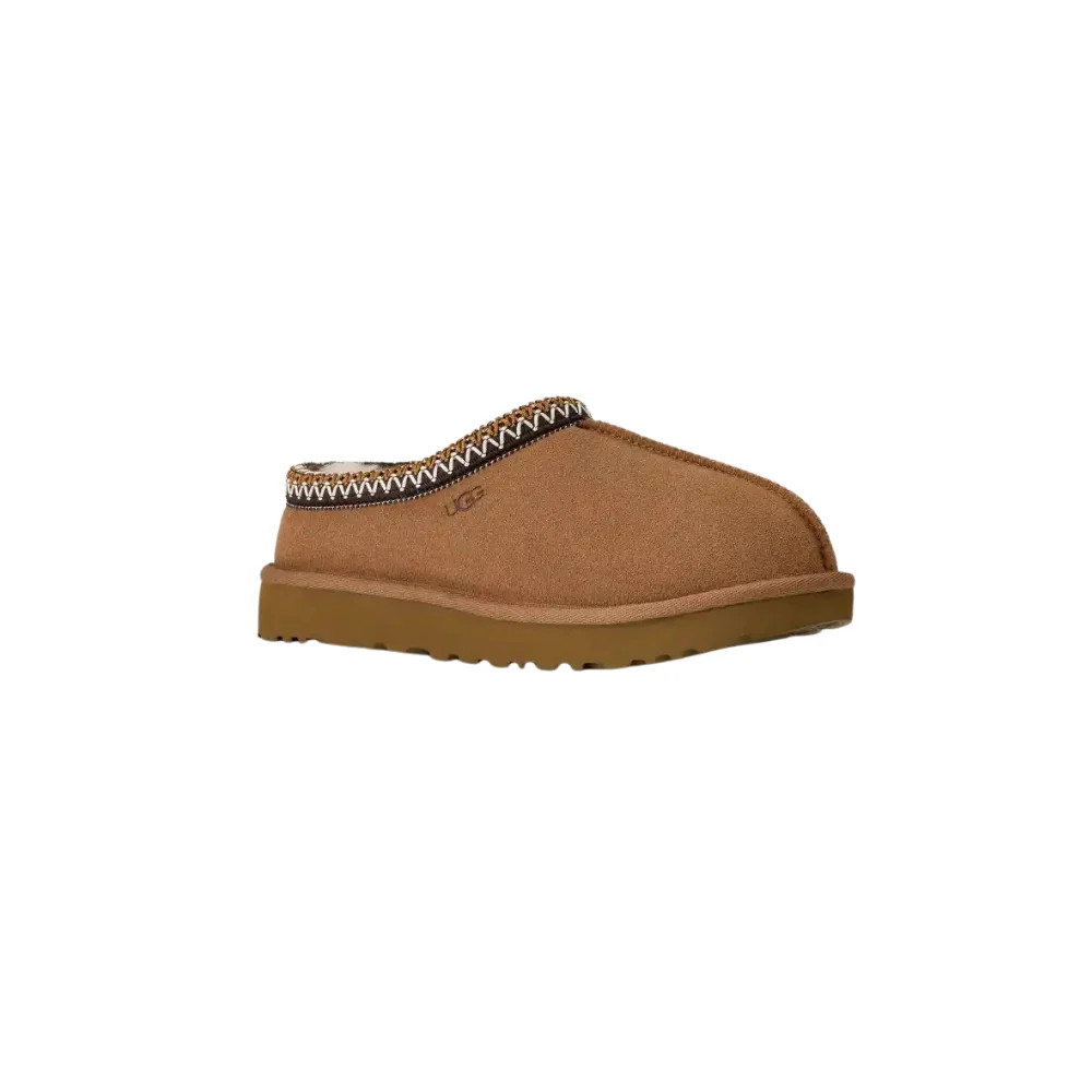 Women's UGG Tasman II 1174470-CHE Slipper Chestnut Suede Round Toe Slip On GUG31 | Shop Simon