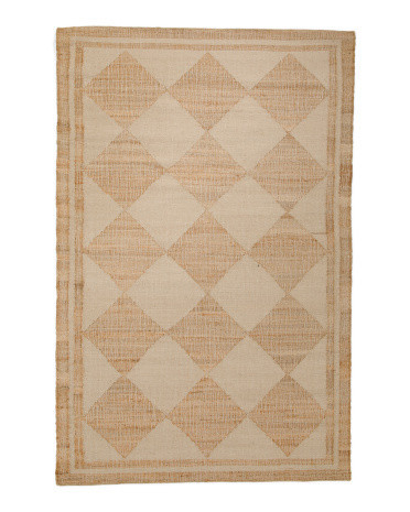 Diamond Natural Fiber Area Rug | TJ Maxx