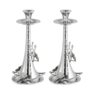 Michael Aram White Orchid Taper Candleholder, Set of 2  | Bloomingdale's Home | Bloomingdale's (US)