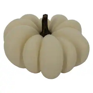 12" Flat Cream Decorative Pumpkin by Ashland® | Michaels | Michaels Stores