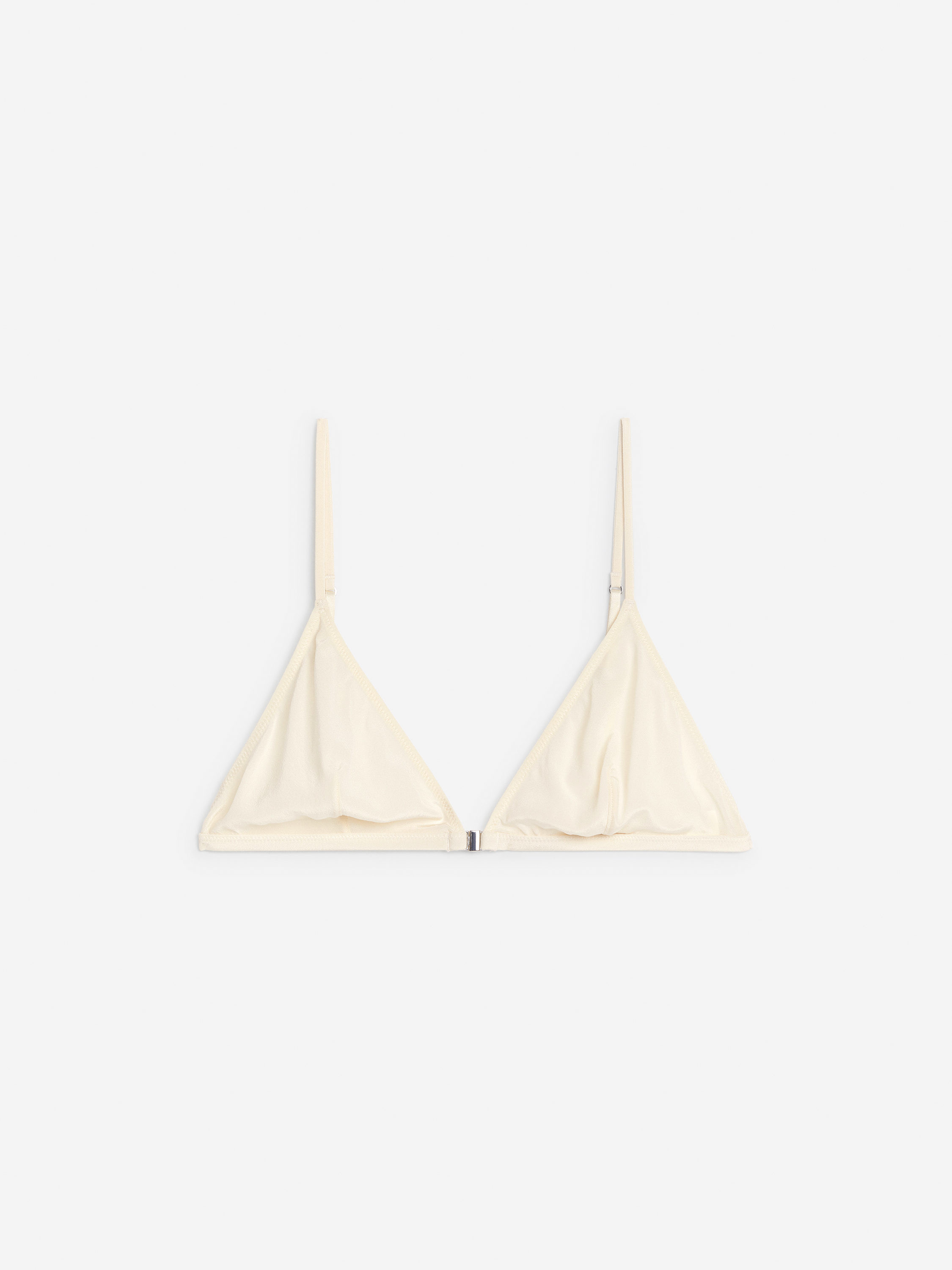 Silk-Blend Bra – Off White – Women – ARKET GB | Arket UK