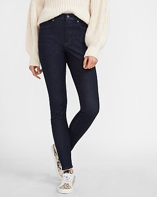 High Waisted 4-Way Hyper Stretch Skinny Jeans | Express