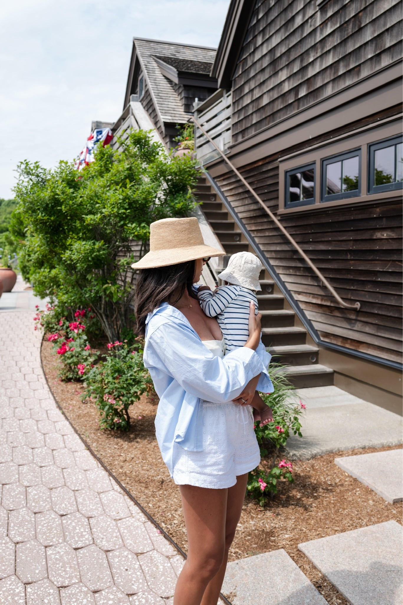Rhode Island pool outfit! Wearing size S linen button up (low stock but I’ve linked similars) and size S white shorts - the eyelet detail is so cute for summer!! 

summer outfit, mom outfit, postpartum outfit, beach outfit, pool outfit, vacation outfit, east coast summer

#LTKSwim #LTKSeasonal #LTKmomlife