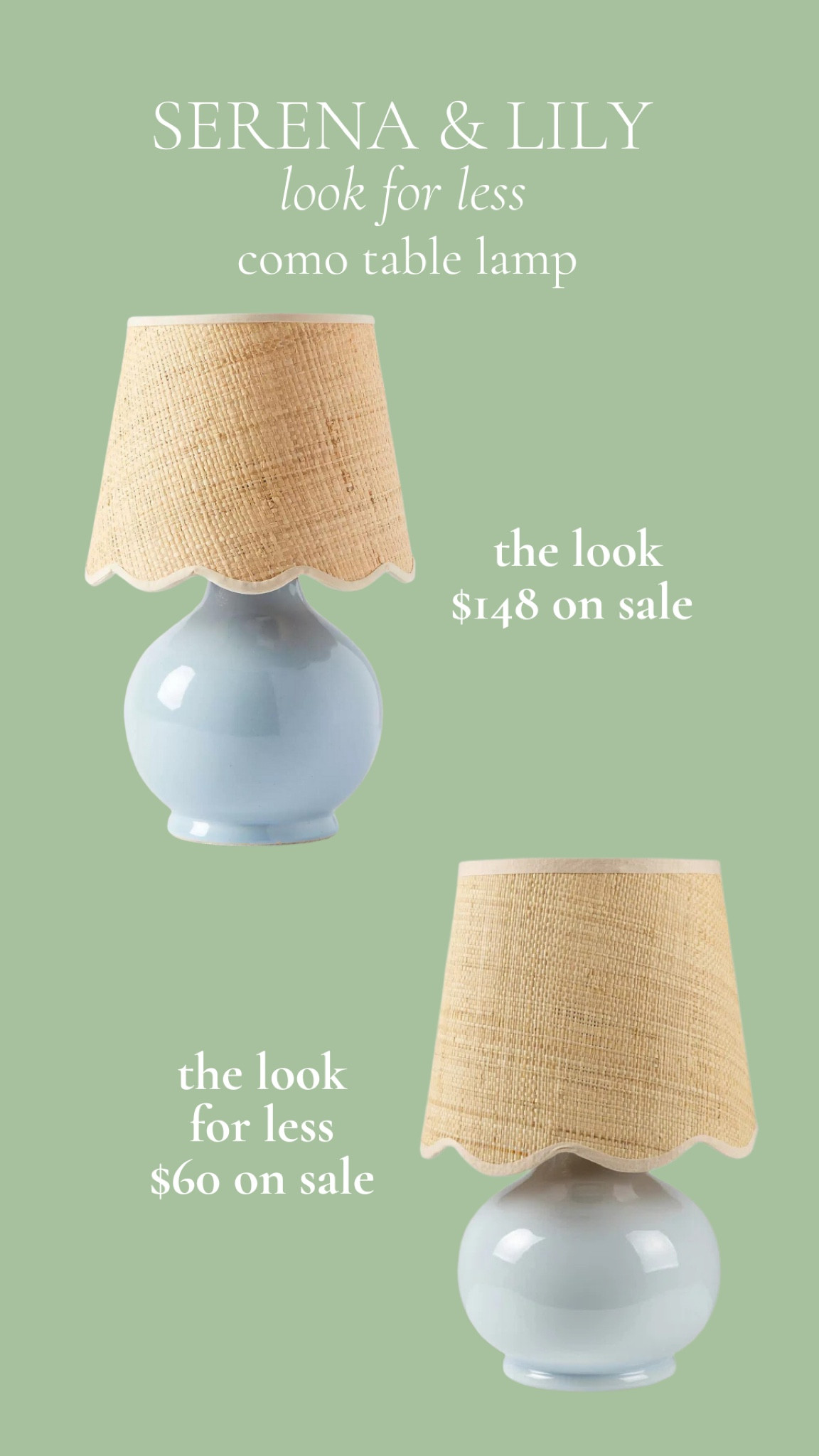 Serena & Lily The Look for Less: Como Table Lamp

#LTKHome #LTKSaleAlert #LTKStyleTip