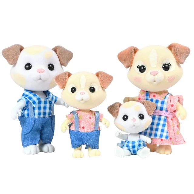 Honey Bee Acres The Barksters Dog Family, 4 Miniature Doll Figures, Children Ages 3+ | Walmart (US)