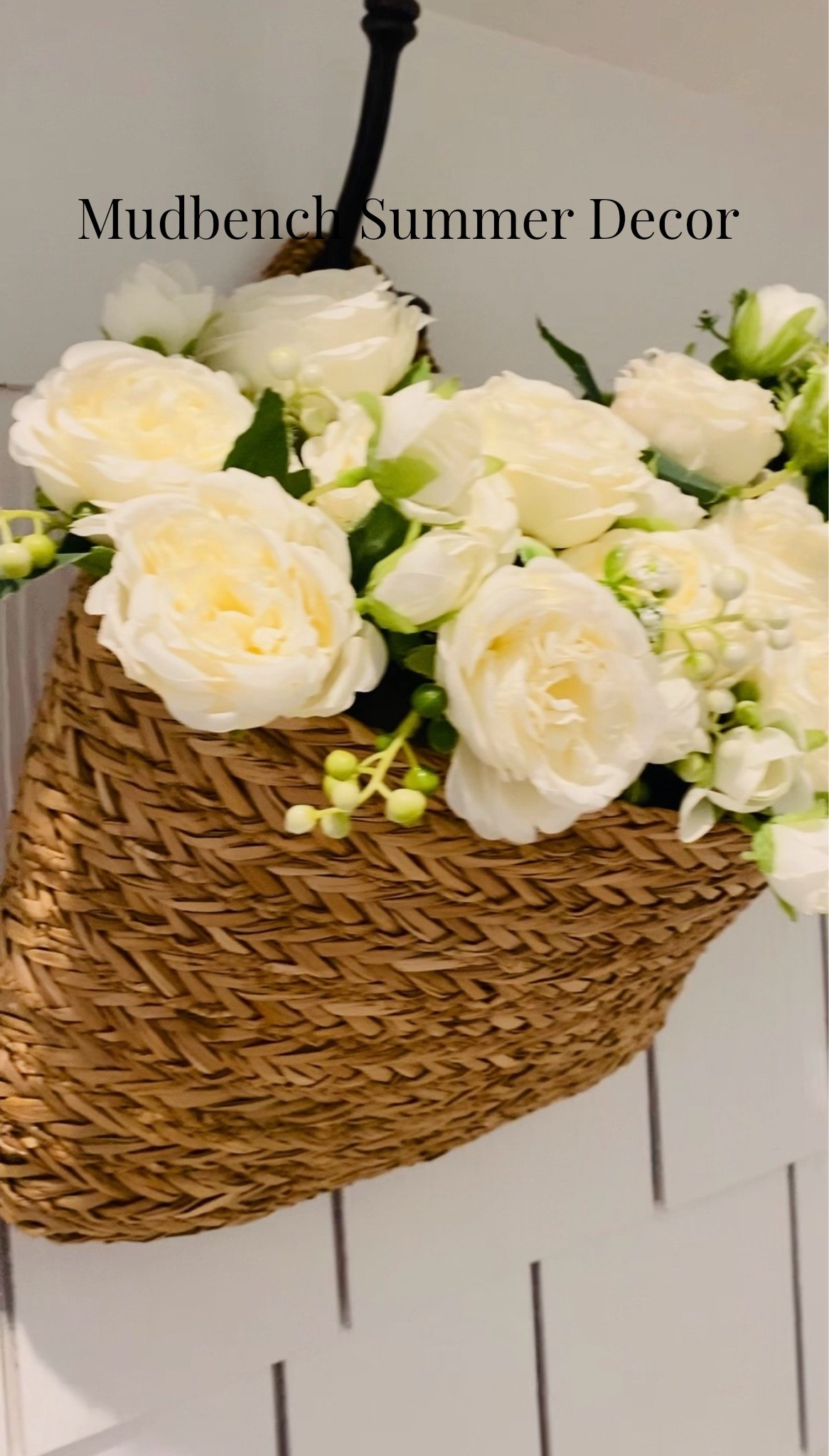 I like to change out the flowers in my hanging basket for each season. Summer is peonies! 

#amazonhomedecor #summerdecor #coastaldecor

#LTKHome