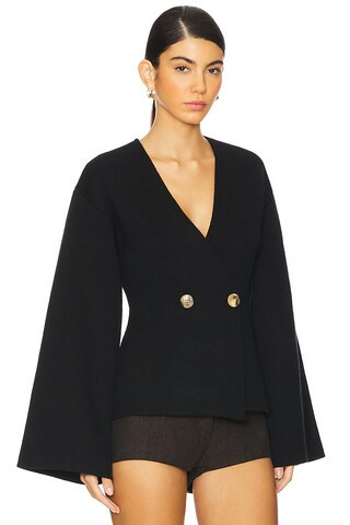 Tinley Cardigan in Black | Revolve Clothing (Global)