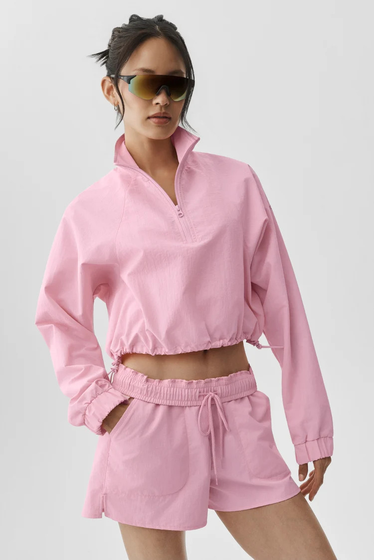 Cropped 1/4 Zip Alumni Pullover | Alo Yoga