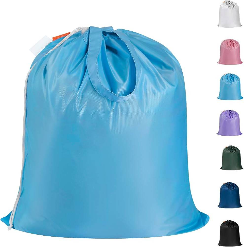 Polecasa Small Heavy Duty Laundry Bag with 130gsm Tear Resistant Fabric and Handles, Easy to Carr... | Amazon (US)