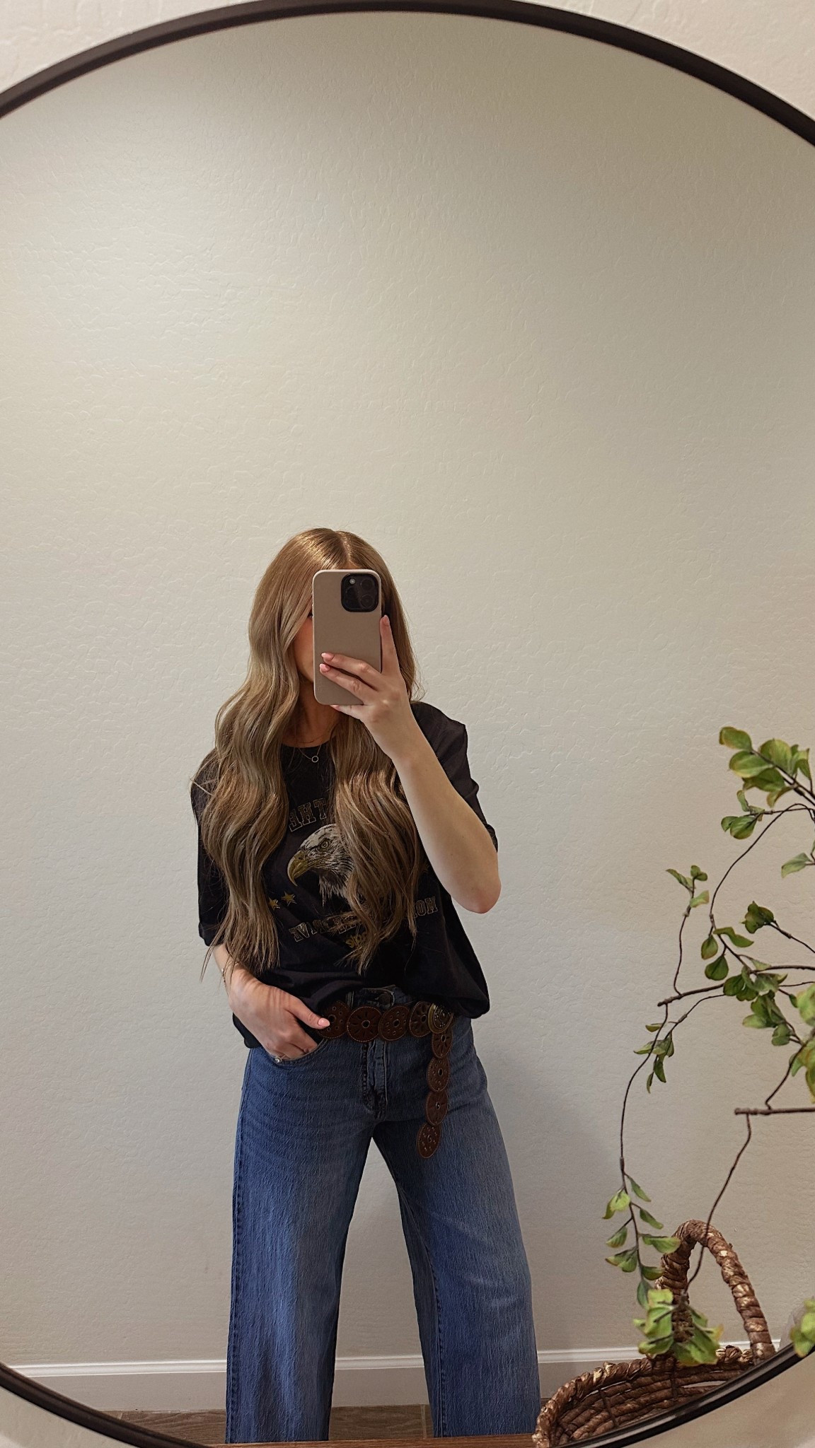 Okayyy Walmart 👏🏼 size L shirt, 4 jeans, s/m belt! 

Walmart fashion, Walmart finds, ootd, spring fashion, Walmart spring fashion, Walmart ootd, found it at Walmart 

#LTKFindsUnder100 #LTKootd #LTKFindsUnder50