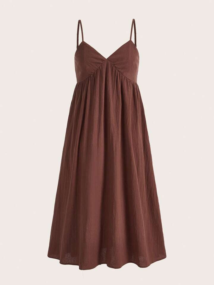 SHEIN X Virginia & ZeFelipe Solid Cami Dress | SHEIN