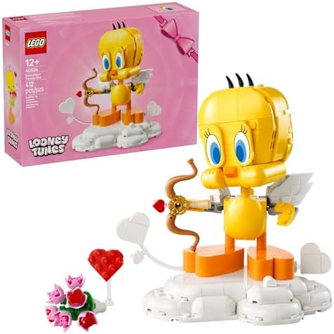 LEGO Looney Tunes Sweetheart Tweety Bird Building Toy for Adults & Kids - Tweety Figure W/Display... | Amazon (US)
