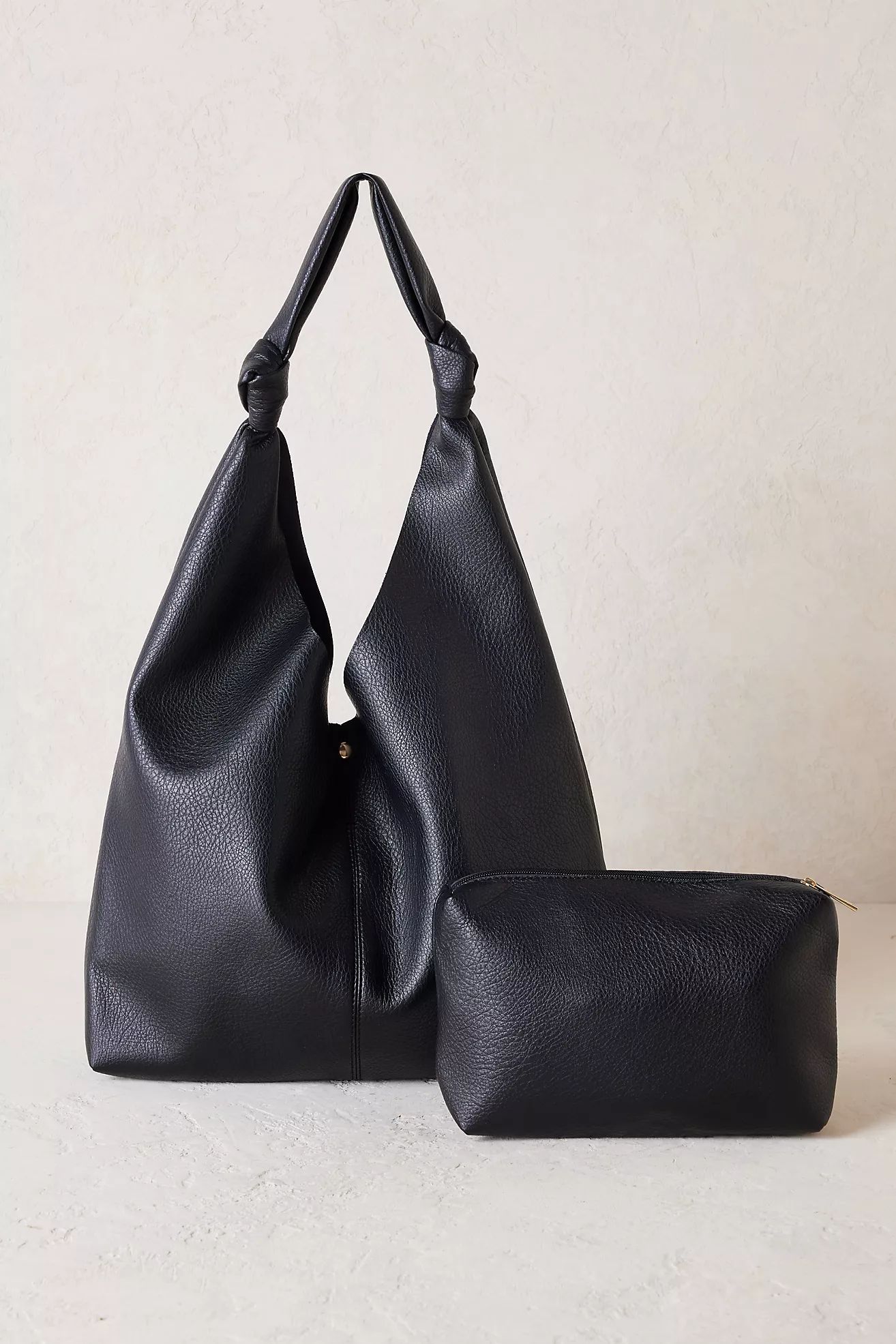Knotted Slouchy Faux Leather Bag | Anthropologie (UK)