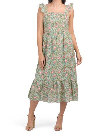 Resa Floral Midi Dress | Casual Dresses  | Marshalls | Marshalls