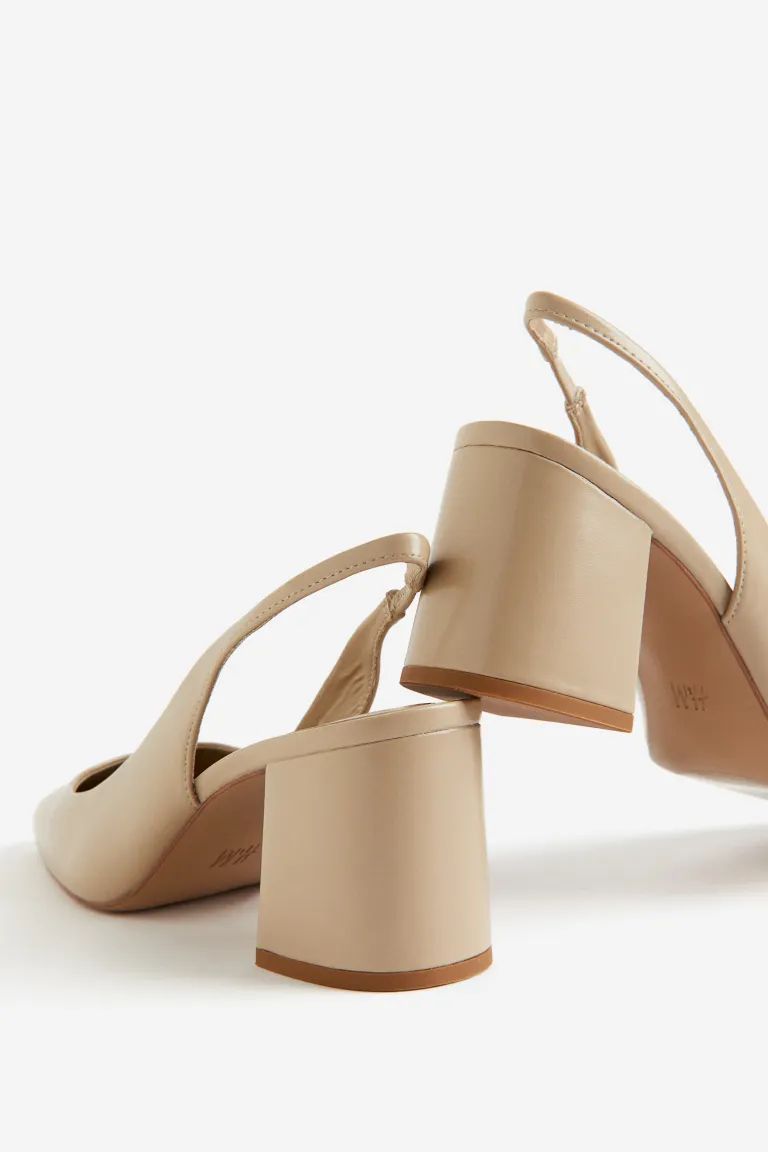 Block-heeled slingbacks | H&M (UK, MY, IN, SG, PH, TW, HK)