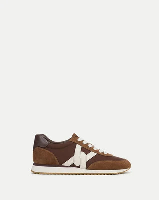Veronica Beard Penrose Sneaker Chocolate Hazelwood Raisin | Veronica Beard
