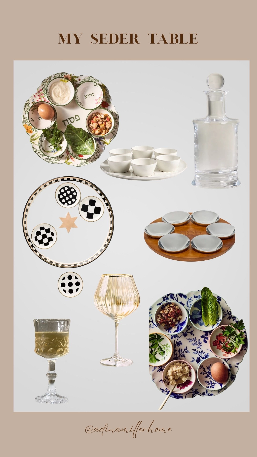 Pesach table ready🤍