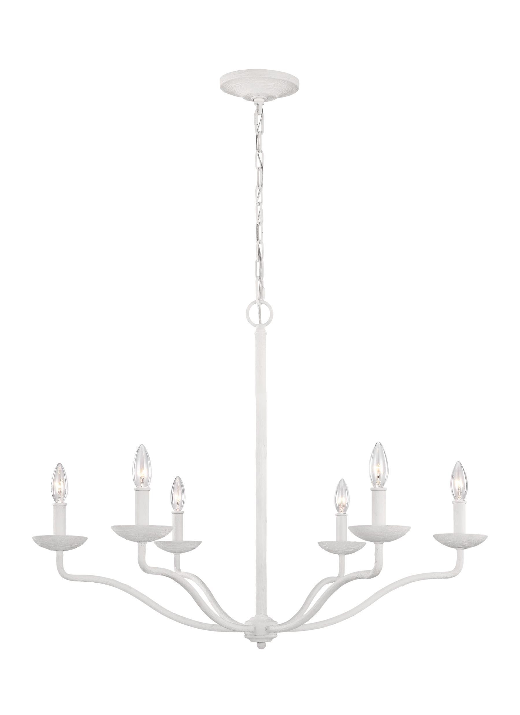 Annie Collection 6 - Light Chandelier – BURKE DECOR | Burke Decor