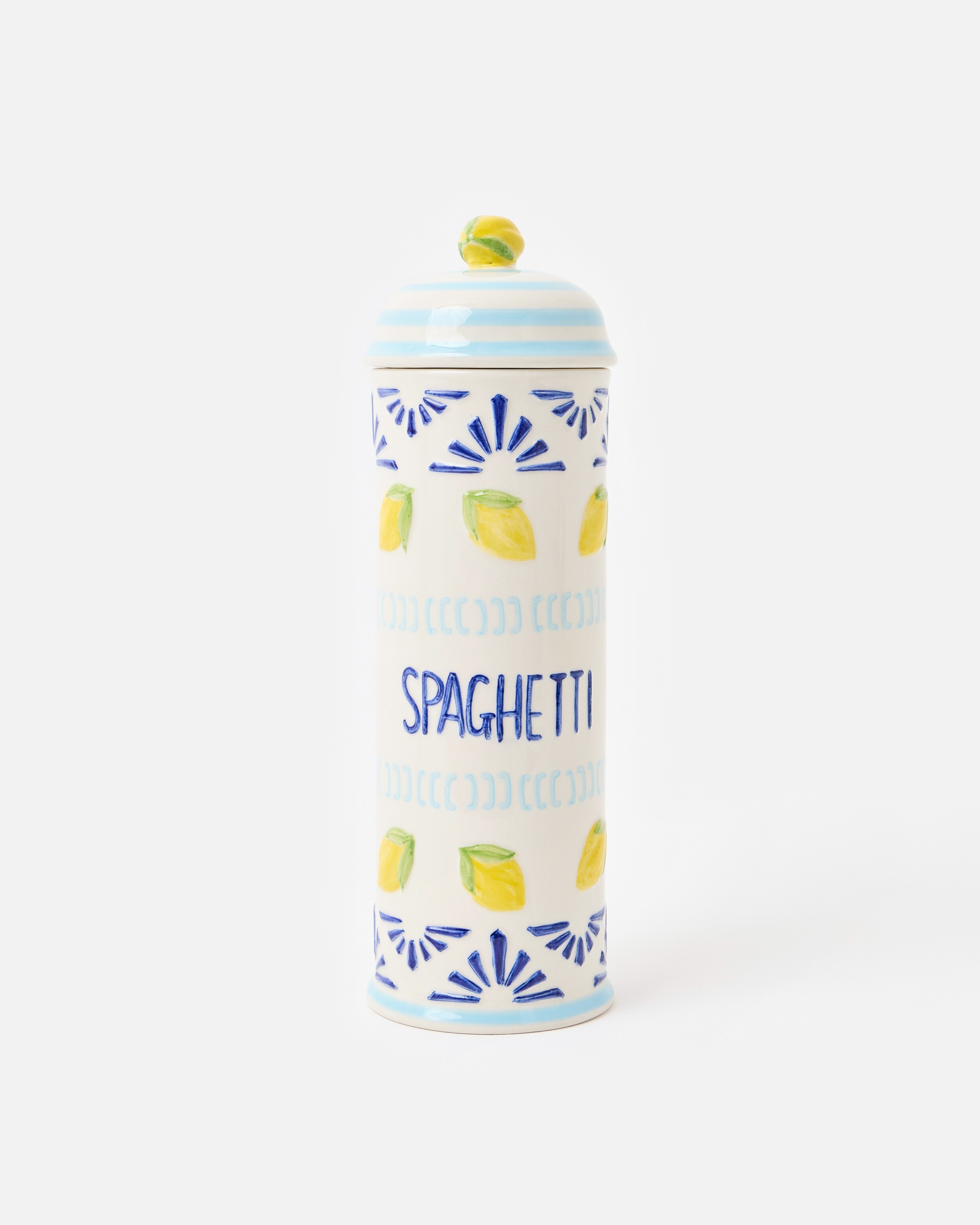 Lemon Ceramic Spaghetti Jar | Oliver Bonas | Oliver Bonas (Global)