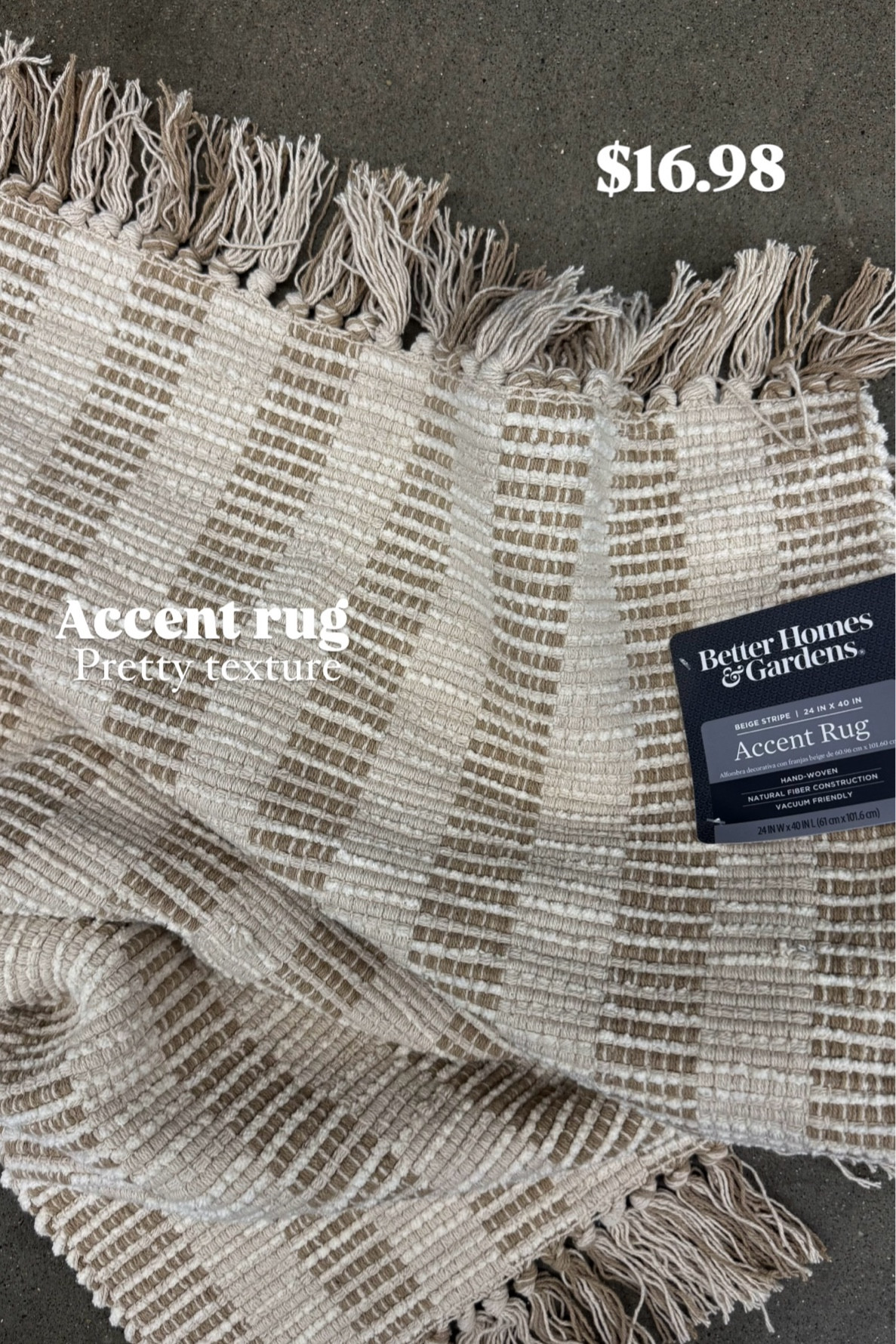 This accent rug was so pretty in store. I love the texture would also be cute draped over the side of your sofa for texture, only 1698 from Walmart.

#LTKSaleAlert #LTKStyleTip #LTKHome