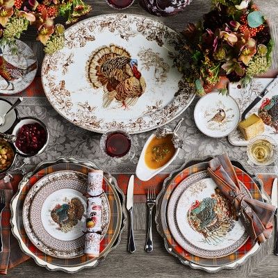 Plymouth Turkey Dinnerware Collection | Williams-Sonoma