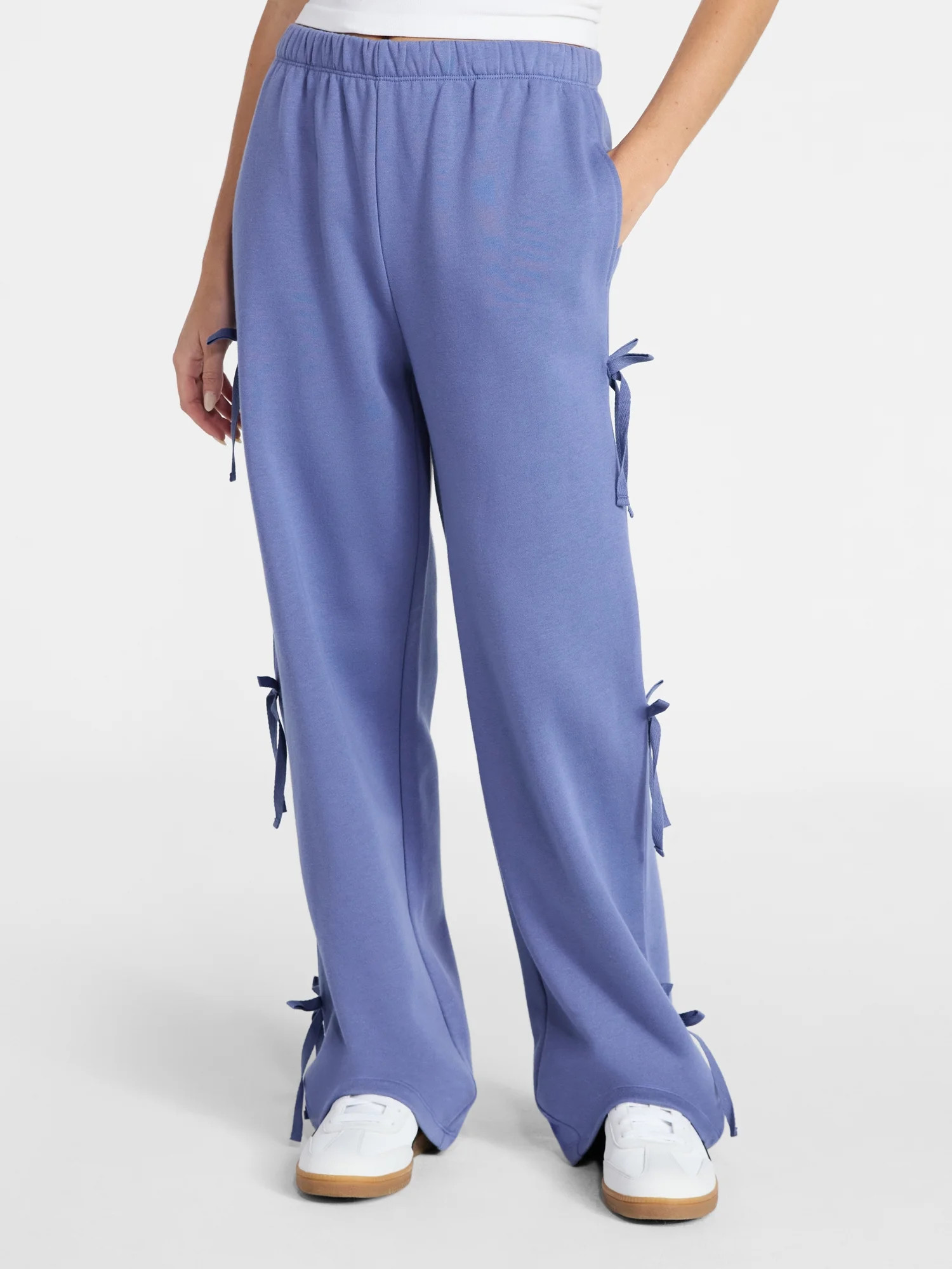 No Boundaries Ribbon Fleece Pants, 30.5'' Inseam, Women's XXS-XXL | Walmart (US)