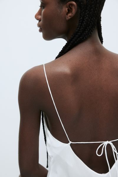 Silk-blend Satin Camisole Top | H&M (US + CA)