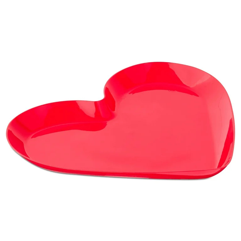 Heart Platter, Red, 13" x 11", Valentine's Day by Way To Celebrate | Walmart (US)