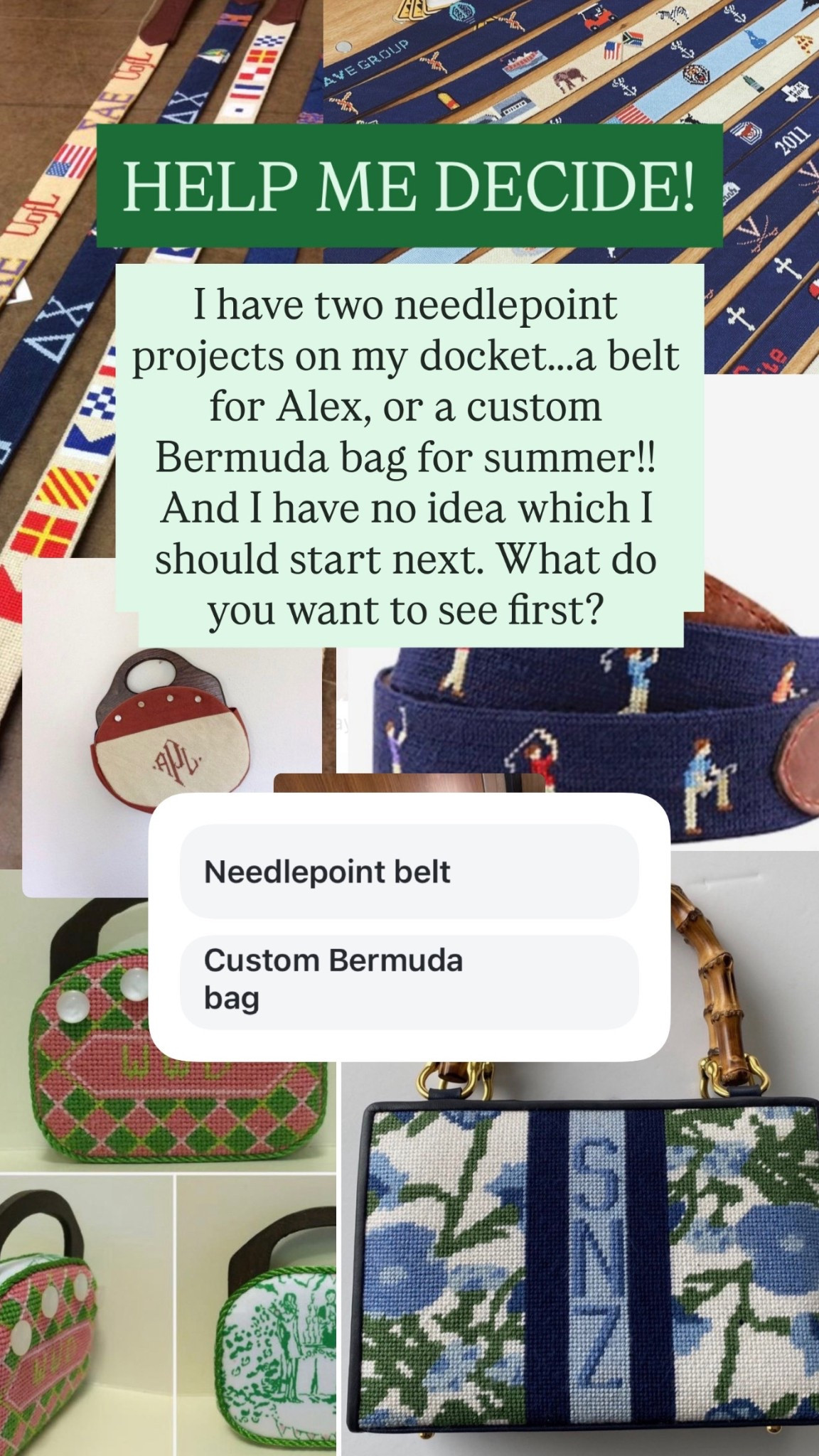 Voting now on my insta stories @__vevh__ !!! Truly have no idea which of these I should jump into first….which do you want to see?? 
