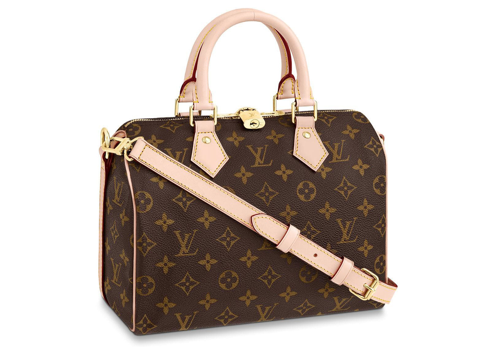 Women's Louis Vuitton Speedy Bandouliere Monogram 25 Brown | StockX