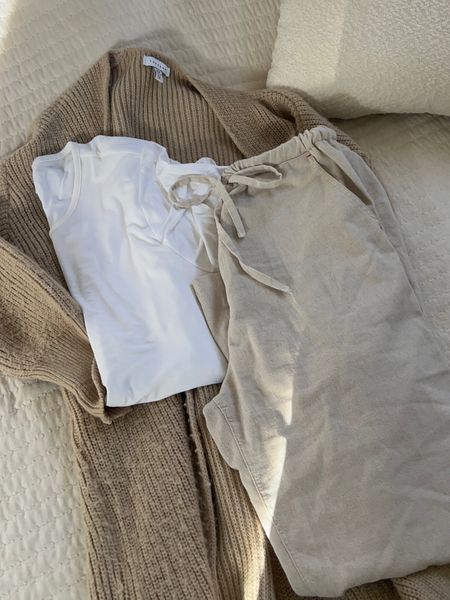 The softest t shirt to layer or wear alone! These linen pants are technically men’s but I LOVE them (pre pregnancy and with the bump)! 

#LTKstyletip #LTKbump
