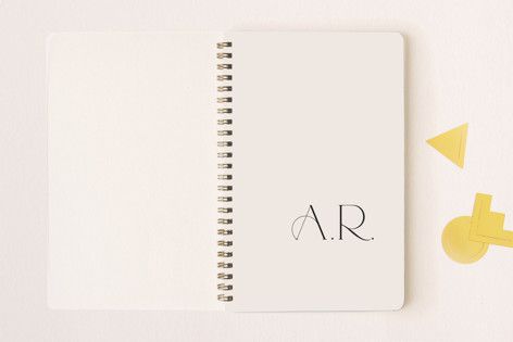 monogram notes Notebooks | Minted