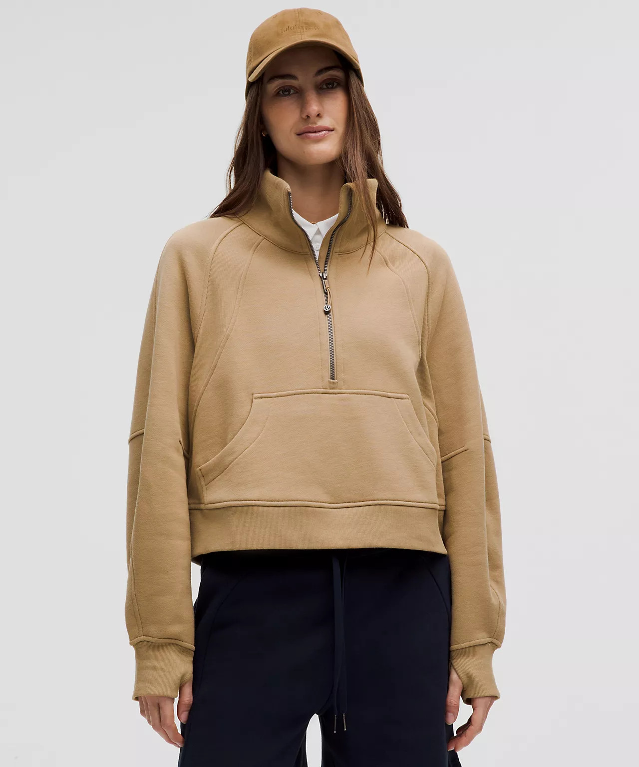 Scuba Oversized Funnel-Neck Half Zip | Women's Hoodies & Sweatshirts | lululemon | Lululemon (US)