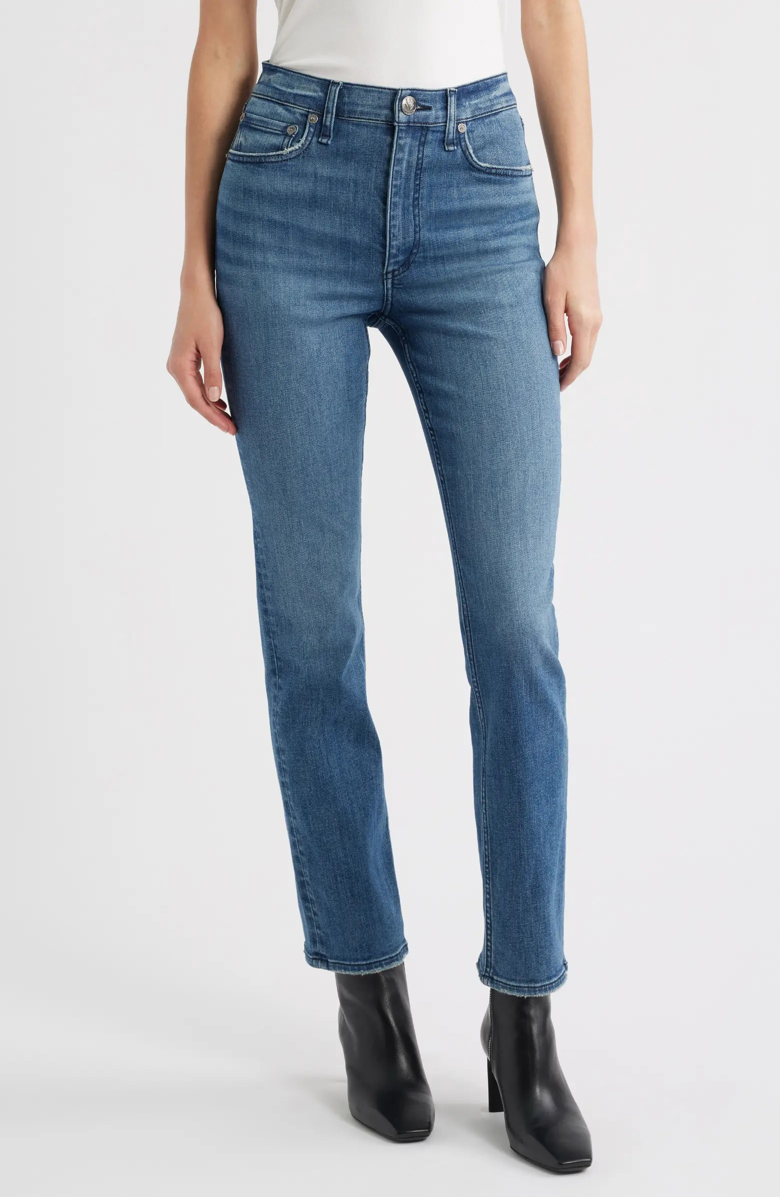 rag & bone Flexi Wren High Waist Slim Jeans | Nordstrom | Nordstrom
