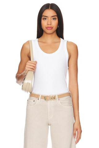 AGOLDE Poppy Tank in White from Revolve.com | Revolve Clothing (Global)