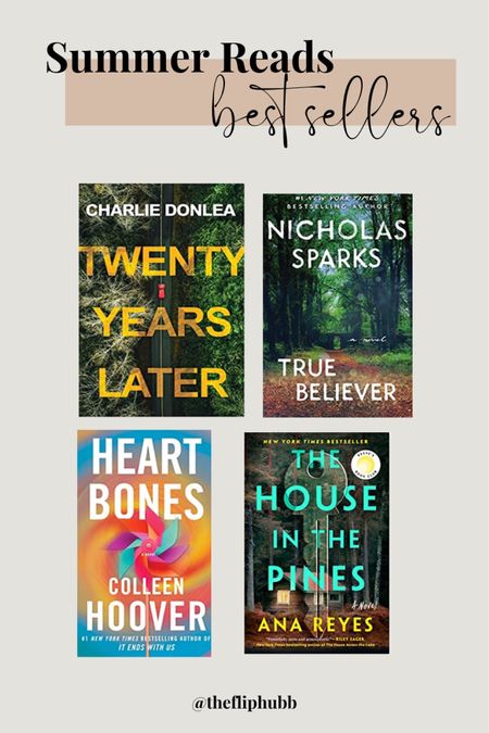 Get lost in captivating stories this summer with these must-read books. Dive into the gripping mystery of "Twenty Years Later" by Charlie Donlea or indulge in the heartwarming romance of "True Believer" by Nicholas Sparks. Experience the emotional rollercoaster of "Heart Bones" by Colleen Hoover or immerse yourself in the atmospheric tale of "The House in the Pines" by Ana Reyes. Whether you're lounging on the beach or enjoying a quiet afternoon, these captivating reads will transport you to new worlds and keep you entertained all summer long. Grab your favorite book, find a cozy spot, and let the pages transport you to unforgettable journeys of love, mystery, and self-discovery. 📚🌞❤️








#SummerReads #BookRecommendations #ReadingList #MustReadBooks #PageTurners #Bookworm #BeachReading #BookLovers #Bookstagram #SummerEscapes #BookNerd #LiteraryAdventures #BookAddict #BookObsessed #SummerBooks #Books #ReadingCommunity #Bookish #BookLove #BookClub #SummerVibes


#LTKfamily #LTKunder50 #LTKFind