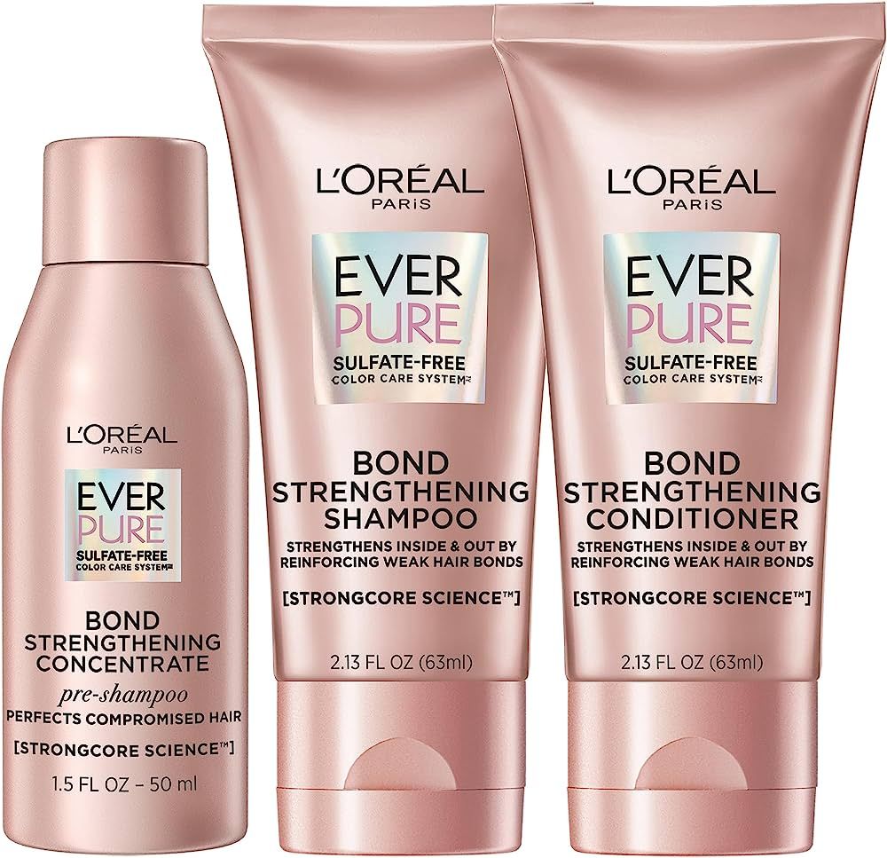 L'Oreal Paris, Bond Repair Shampoo and Conditioner, Strengthens & Repairs Weak Hair in 1 Use with... | Amazon (US)