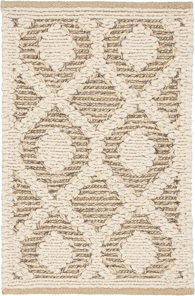 Dash & Albert Capri Soumak Handwoven Jute Rug, 9.5 X 13.5 Feet, Tan Geometric Pattern | Amazon (US)
